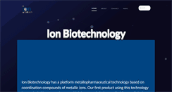 Desktop Screenshot of ionbiotech.com